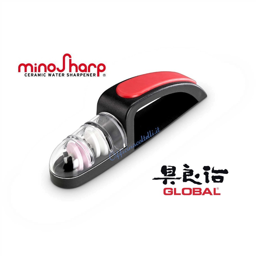 Affilatoio affila coltelli giapponese Global Minosharp Plus 440/BR