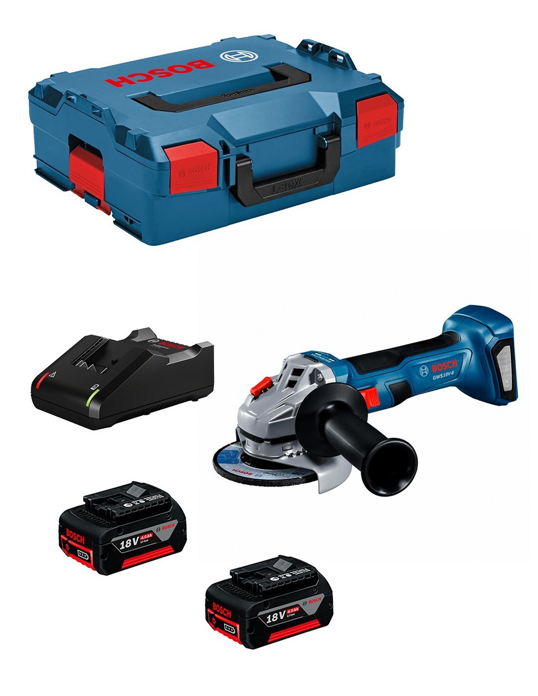 Bosch professional smerigliatrice angolare bosch gws 18v-8 125mm (2.. 4053423323