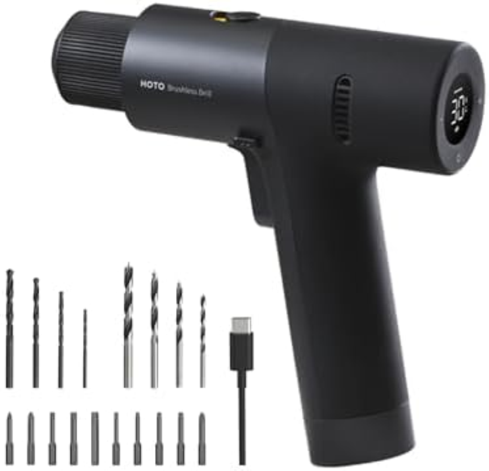 HOTO Trapano Avvitatore a batteria 12V, Avvitatore Elettrico,Trapano a percussio