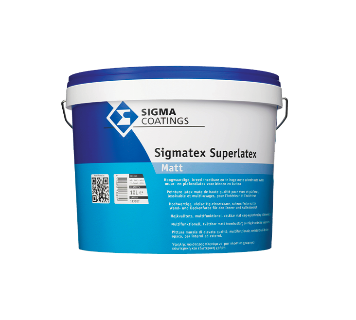 Pittura murale lavabile Sigma Superlatex bianca 1 litro