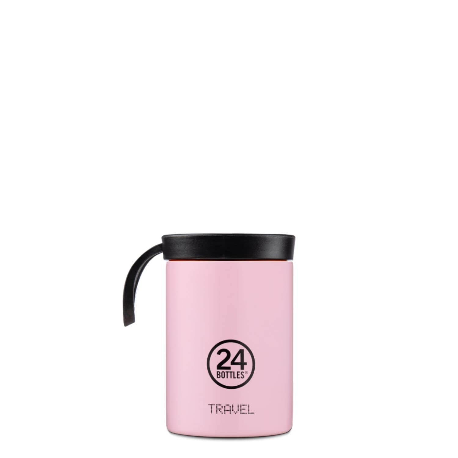 24 Bottles Insulated Travel Snack Pot, 350 ml, Candy Pink
