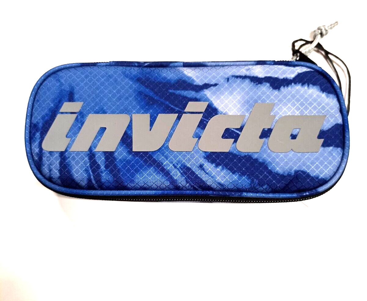 ASTUCCIO SCUOLA OVALE ORGANIZZATO INVICTA FANTASY - BLU