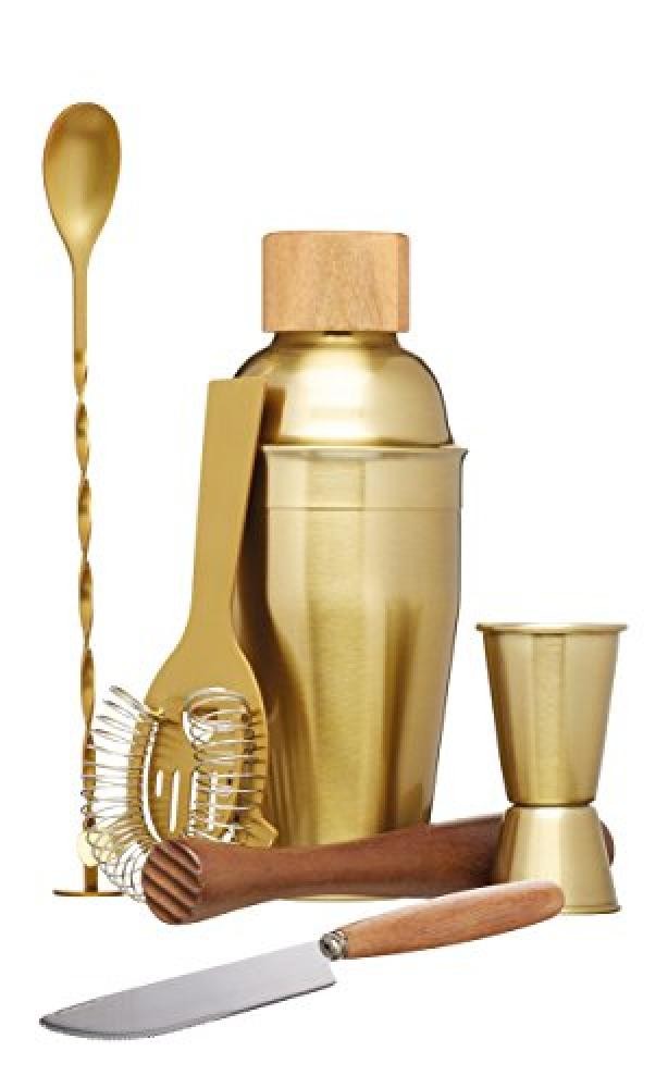 (TG. 28 x 32 x 28 cm) Kitchen Craft Barcraft Cocktail Making Kit (Pezzi Set Rega