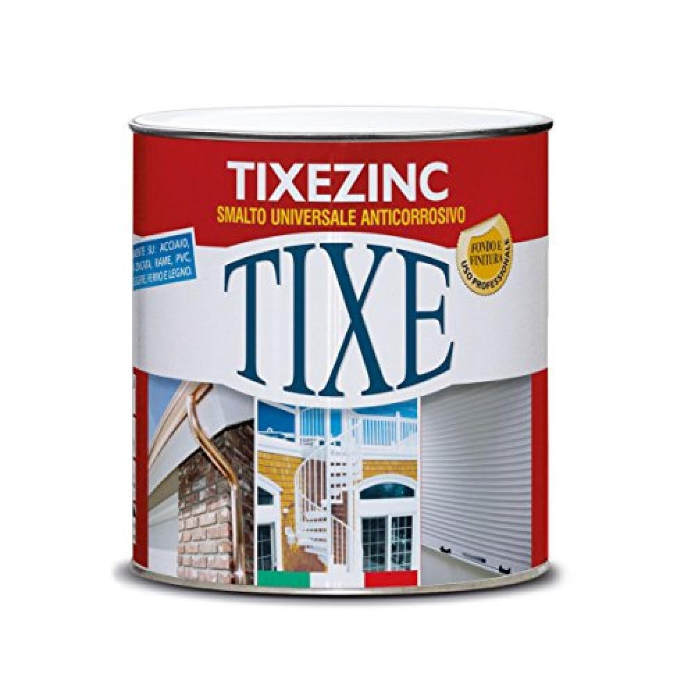 (TG. 750 ml) Tixe 114.607 Lamiera Zincata, Vernice, Marrone, 750 ml - NUOVO