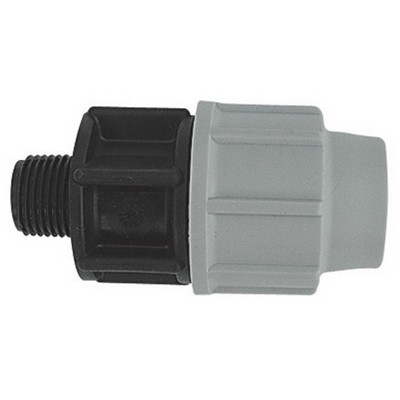 RACCORDO MASCHIO PLASSON PER TUBO POLIETILENE- 11/4 x 32- PLASS- pezzi 1