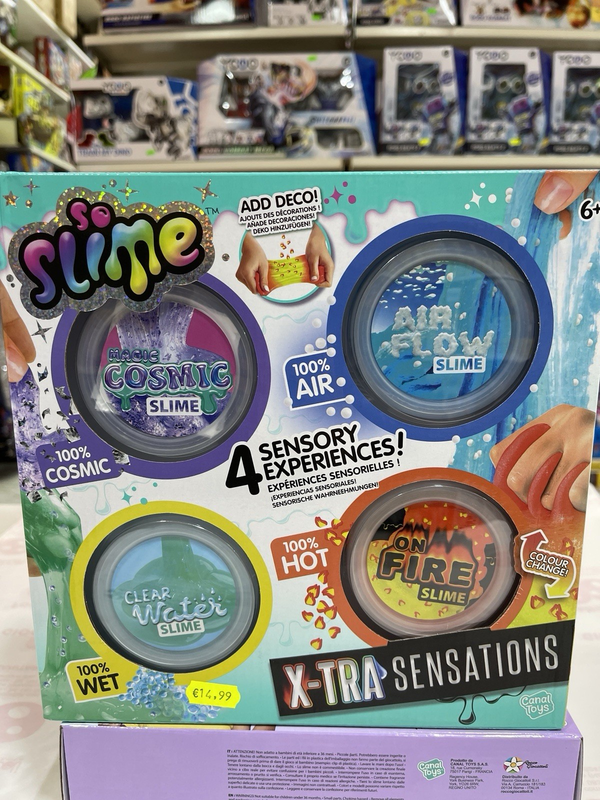 Slime Rocco Giocattoli 21739562 SO SLIME X-Tra Sensations