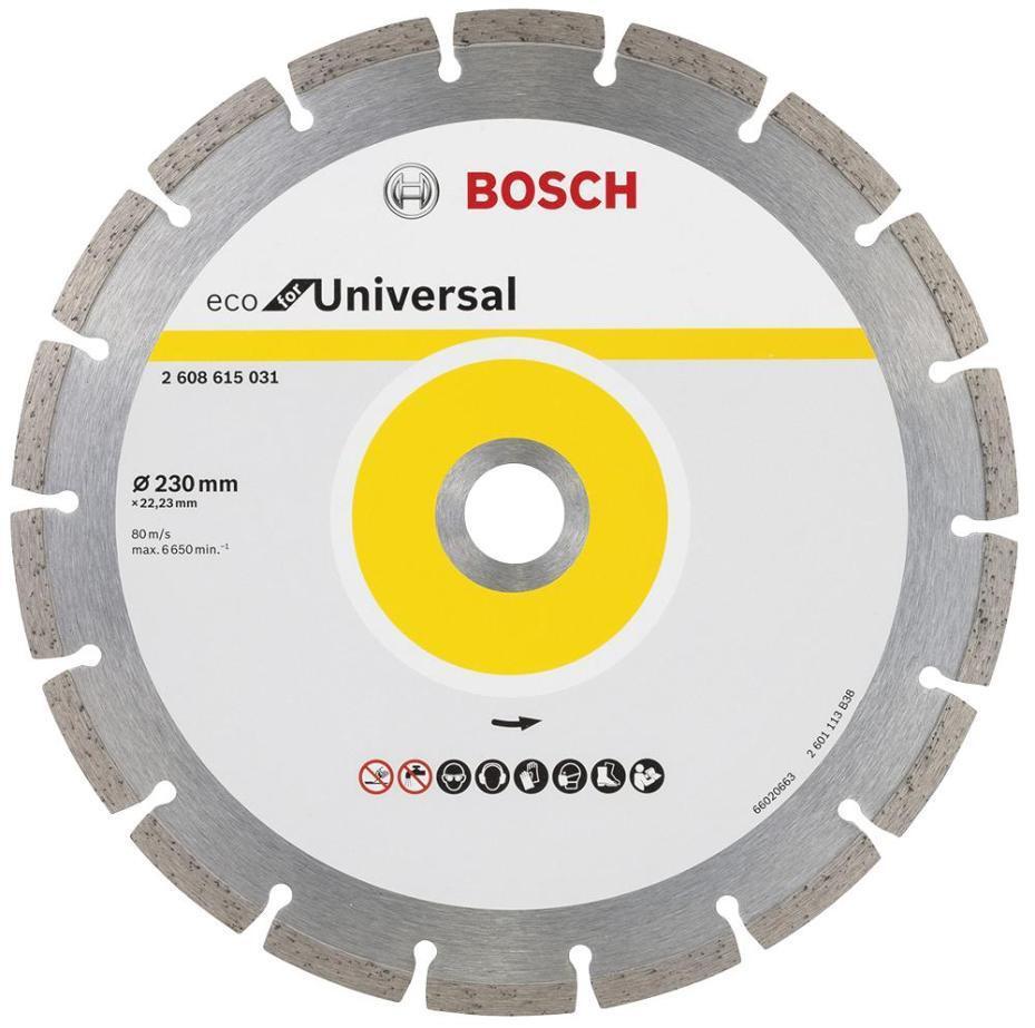 Disco Diamante Universale ECO 9" (230Mm) X 2.6 X 22.33Mm - BOSCH