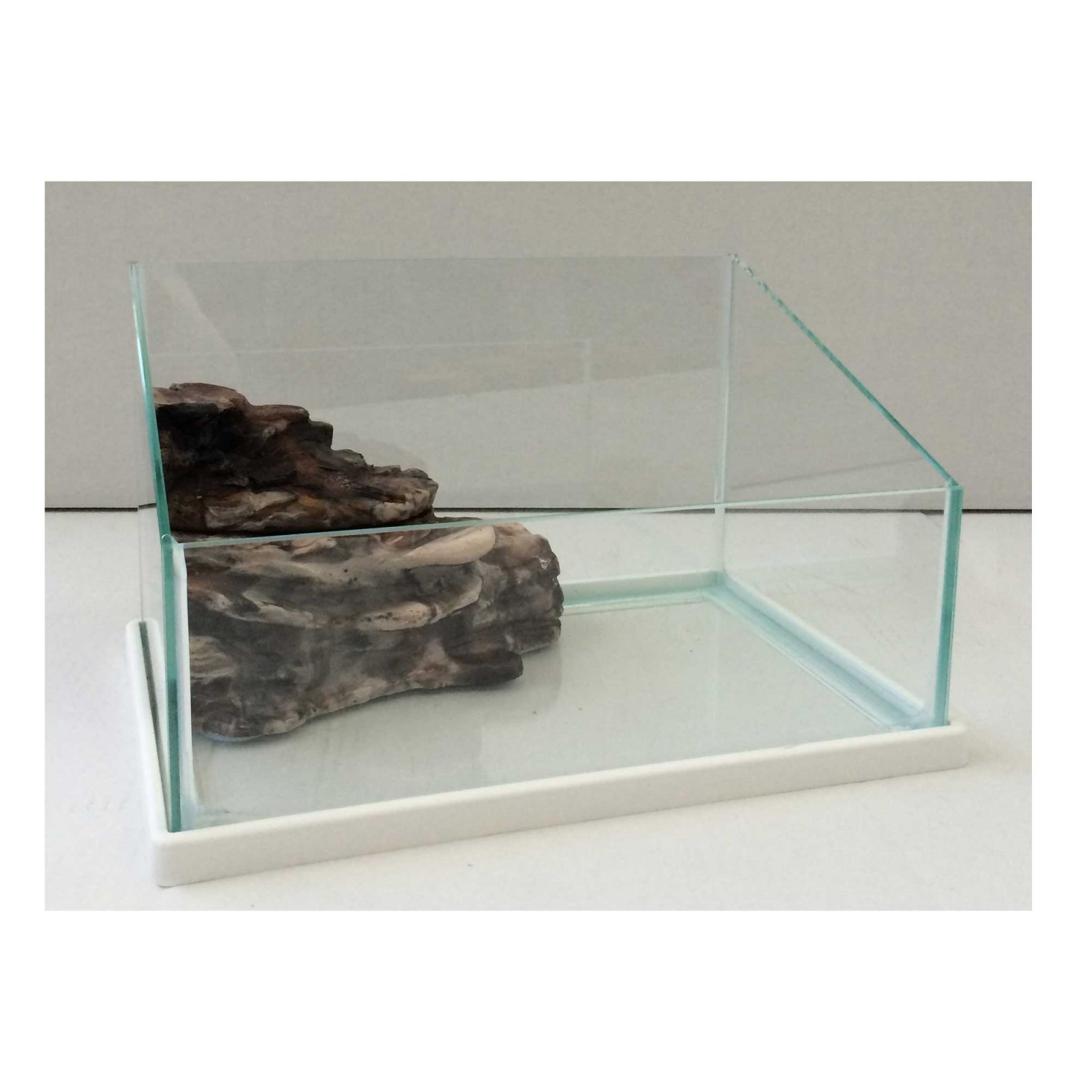 MTB Acquari Sol 33 Tartarughiera accessoriata Bianca 34,5x23,5 cm