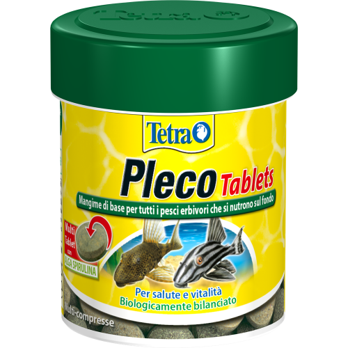 Mangime per pesci da fondo erbivori Tetra Pleco Tablets 120 compresse