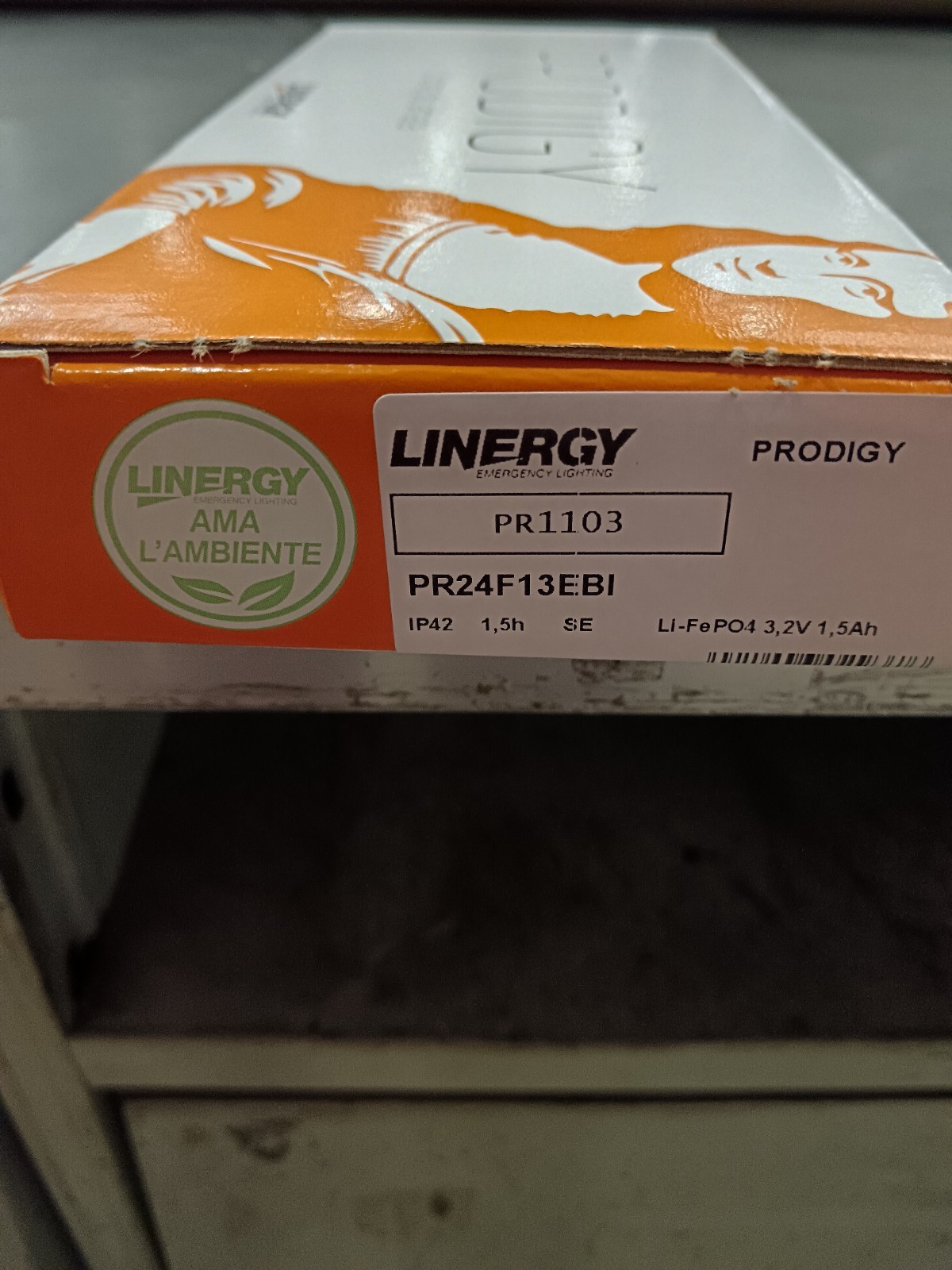 LAMPADA EMERGENZA LED LINERGY PR24F13EBI 24W ANTI BLACK OUT 20 LED