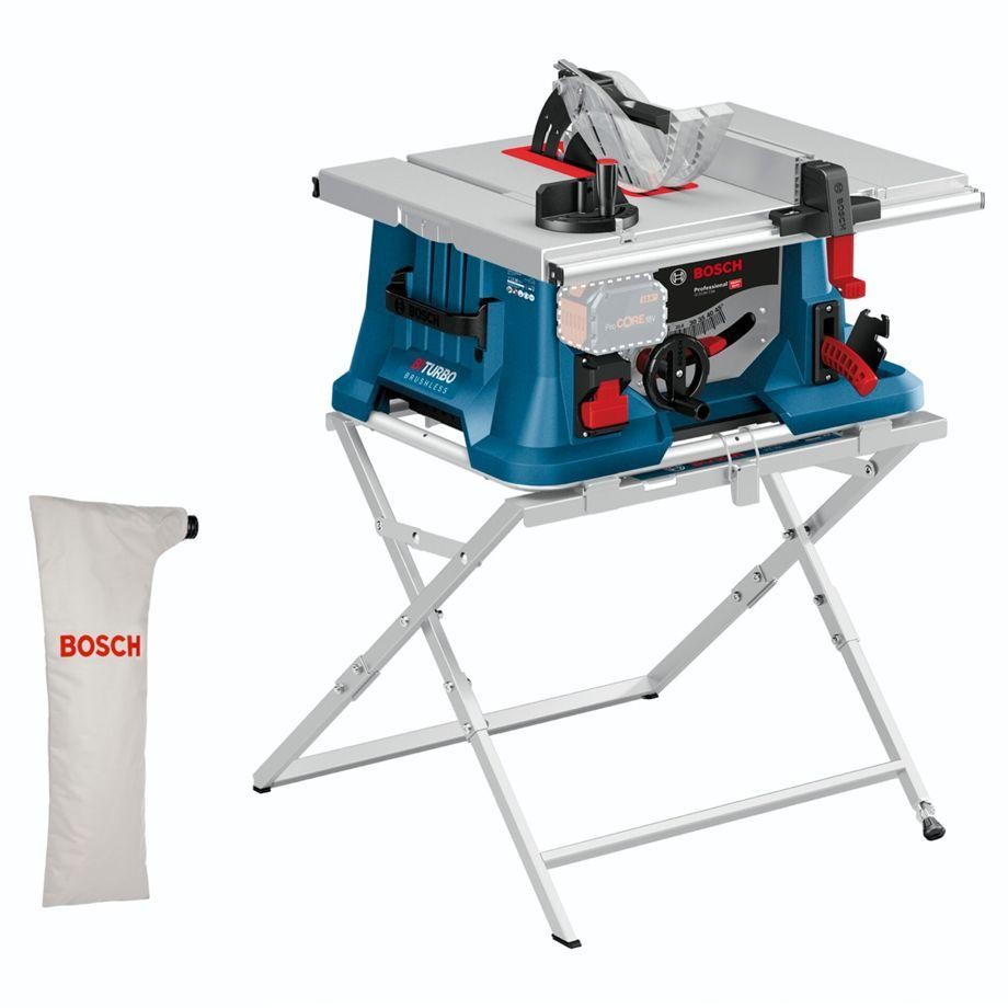 BOSCH GTS 18V-216 INCL. GTA 560 SEGA CIRCOLARE DA BANCO A BATT. MOD. 0601B44002