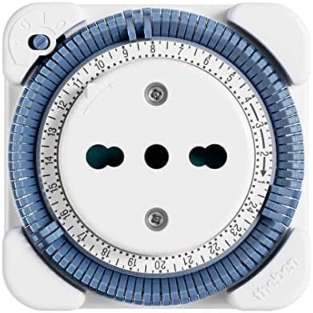 Theben 0260861 theben-timer 26 - interruttore orario analogico, timer da presa a