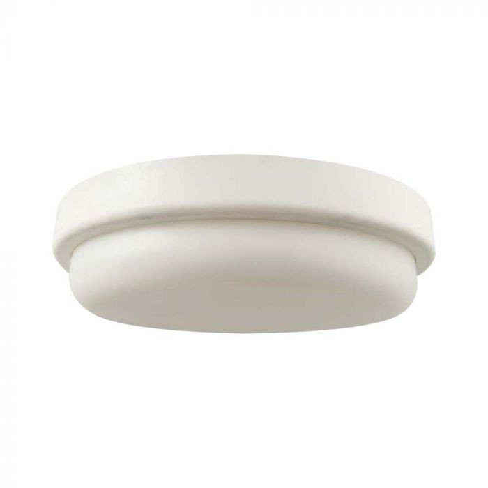V-TAC VT-8095 Plafoniera LED rotonda 12W lampada luce 4000K corpo bianco IP54 15
