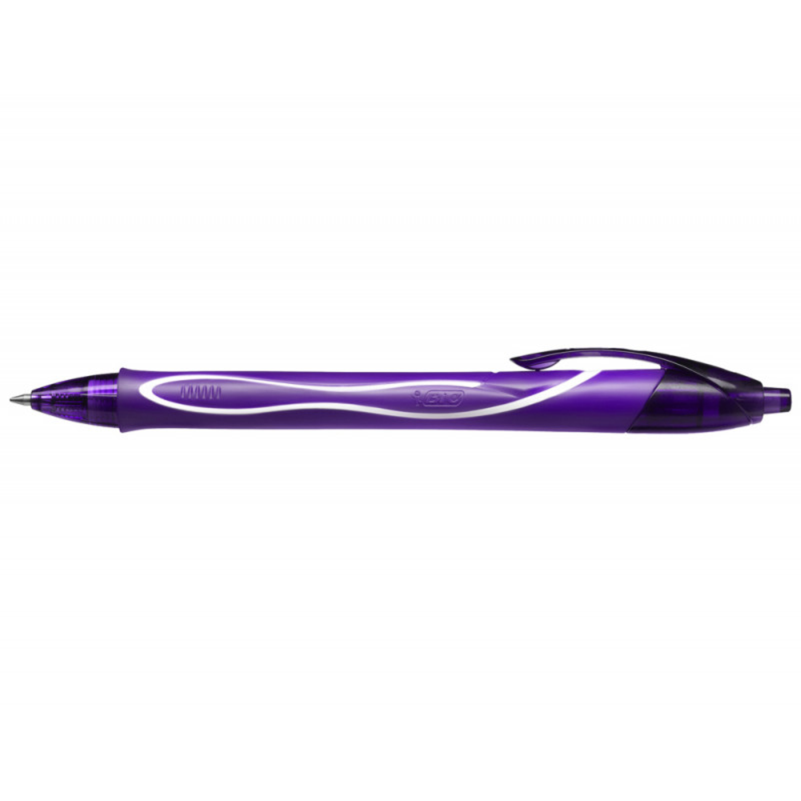 PENNA A SFERA A SCATTO GELOCITY QUICK DRY - PUNTA 0,7MM - VIOLA - BIC