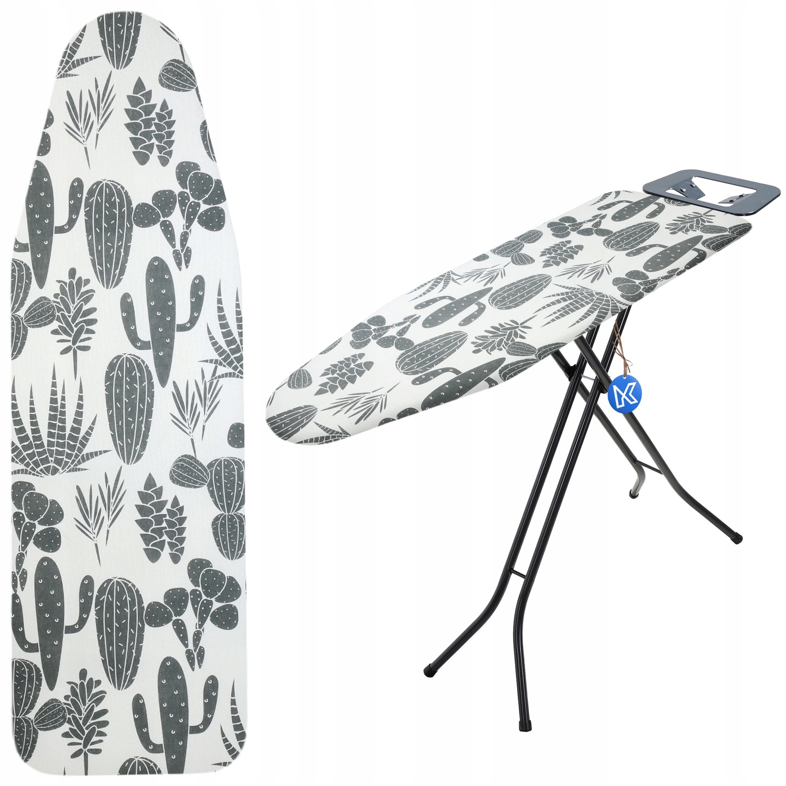 KADAX Copriasse da Stiro con Coulisse, 148x52 cm, Cactus