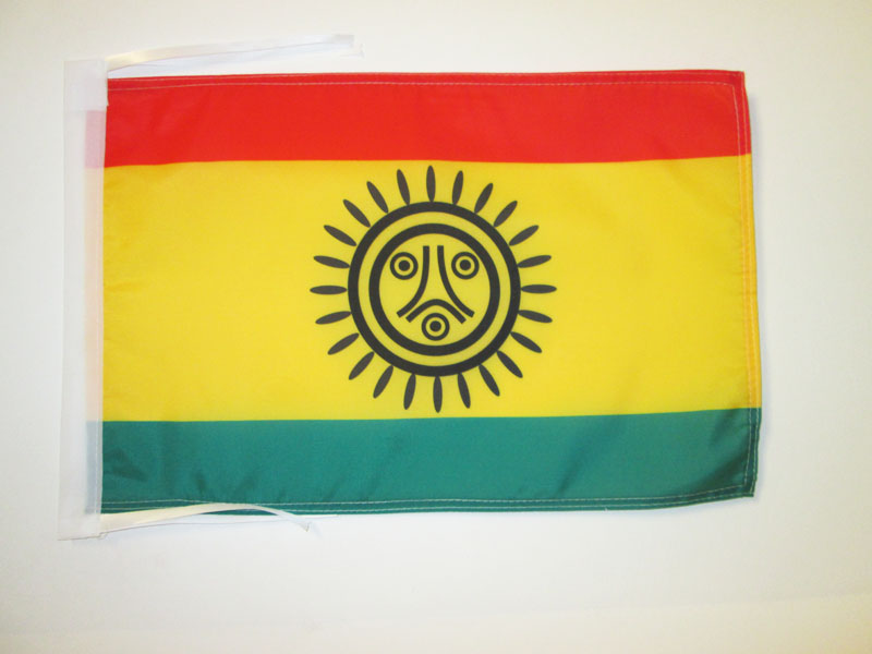 BANDIERA TAINO DEI CARAIBI 45x30cm - BANDIERINA POPOLAZIONE AMERINDIA 30 x 45 cm