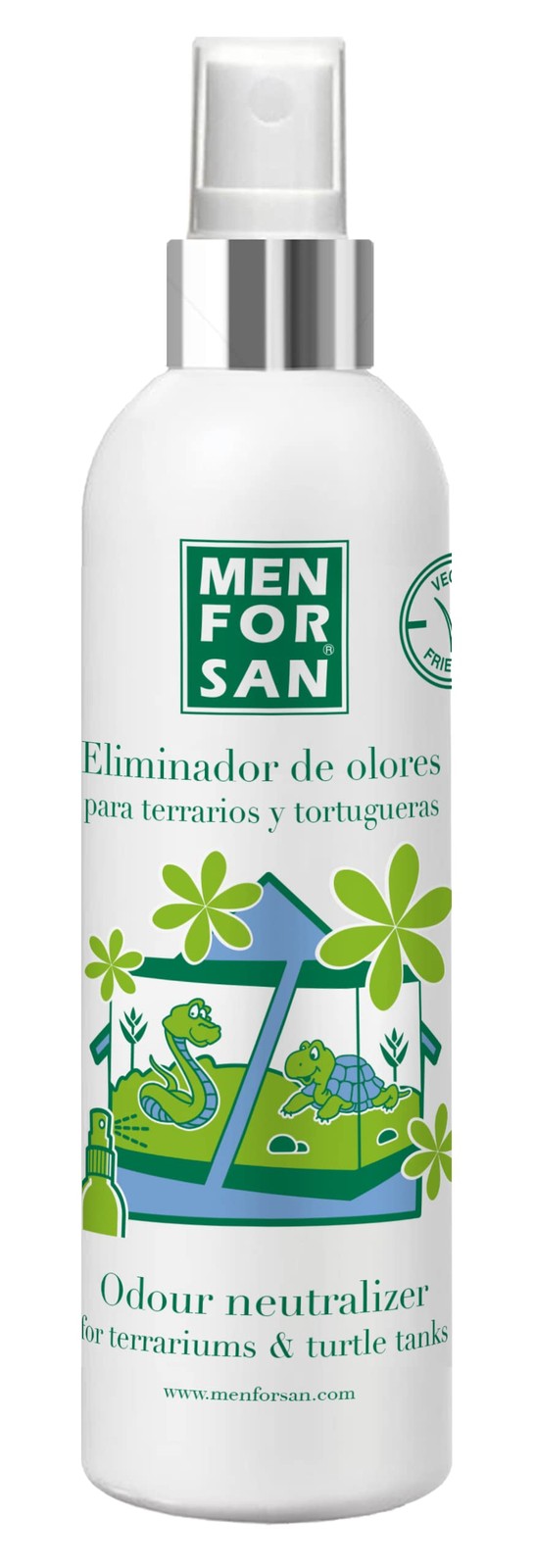 MENFORSAN Terrarium Odour Eliminator 250ml, Elimina e Sradica i Cattivi Odo TCmc