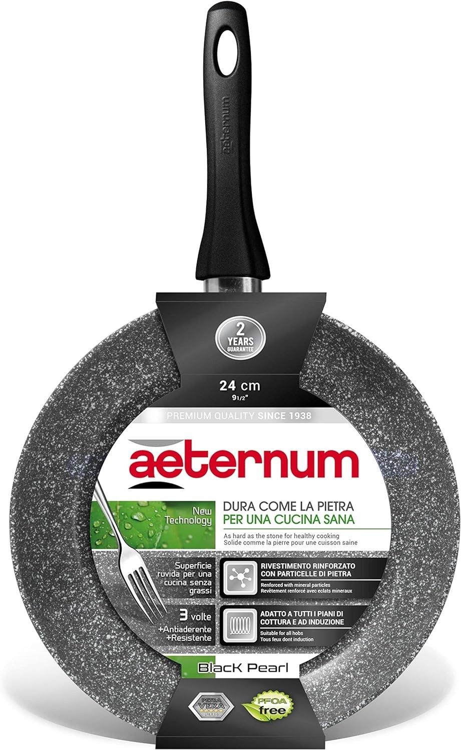 AETERNUM PADELLA CM.20 BLACK PEARL IND