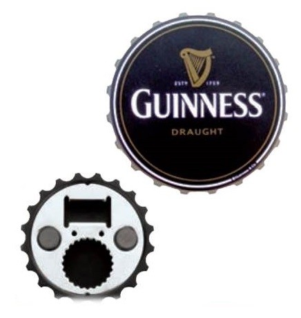 Apribottiglia tappo magnetico Guinness logo nero