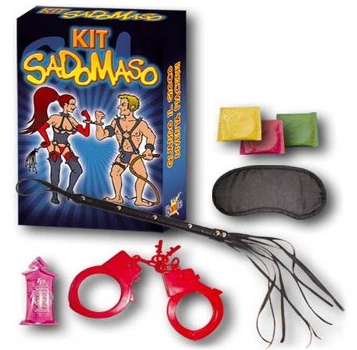 Kit sexy completo "Sadomaso"