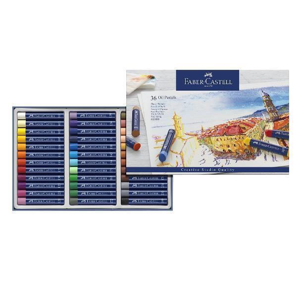 CF36 OIL PASTELS COL. ASS FABER CASTELL