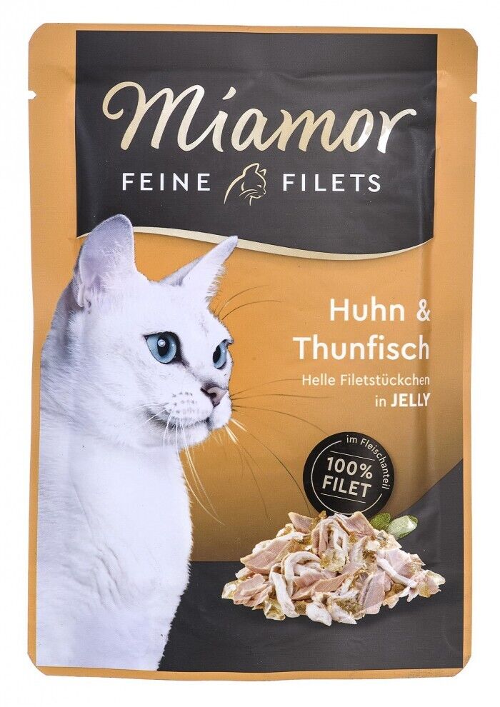 MIAMOR Filetti fini di pollo con tonno - sacchetto da 100 g