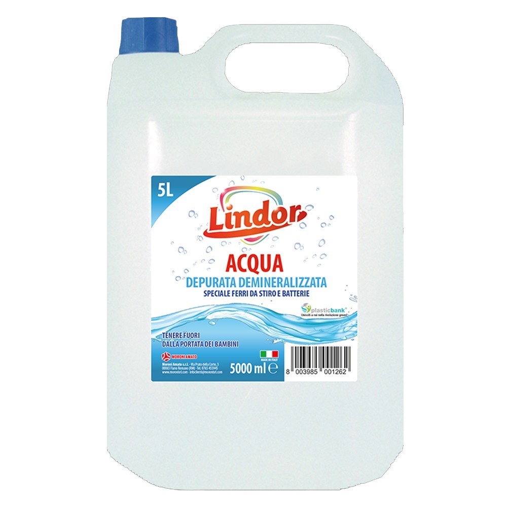 LINDOR ACQUA DEPURATA DEMINERALIZZATA LT 5