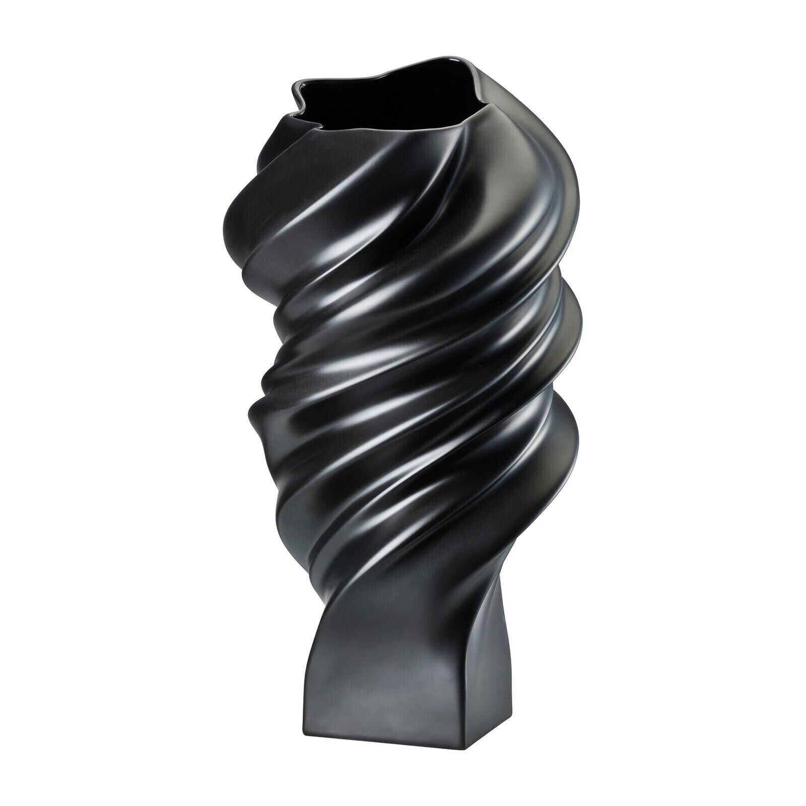 Rosenthal studio-line - Vaso Squall Nero Opaco 32cm Rosenthal - Squall