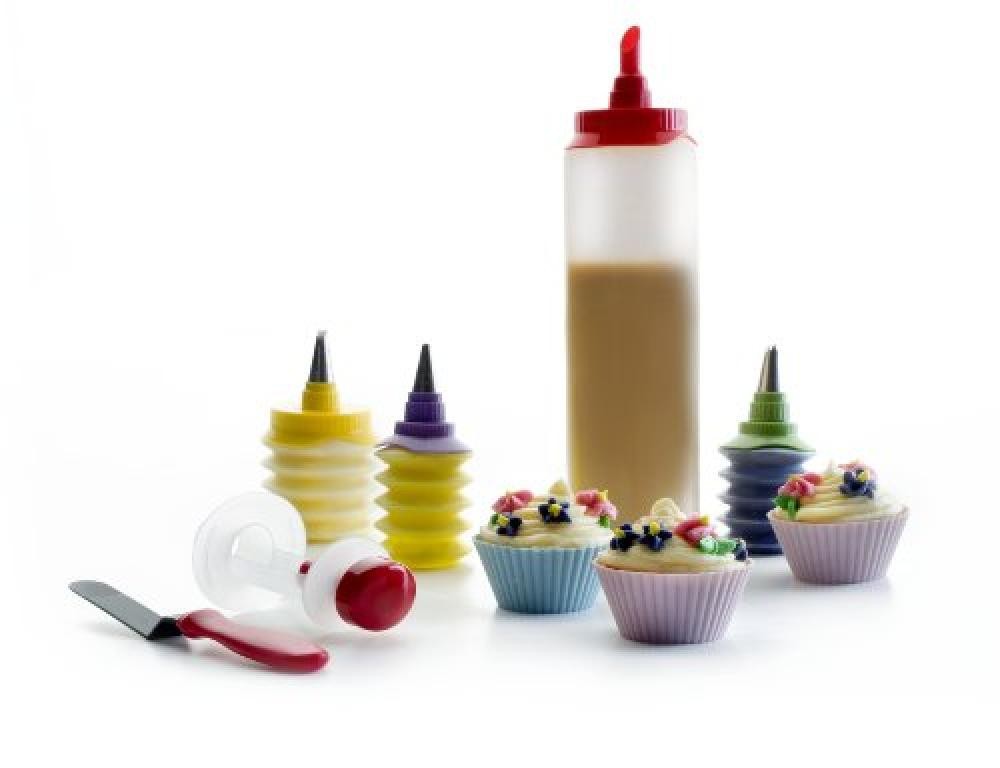 Ibili 735500 Set Cup Cakes Delux, 15 Pezzi - NUOVO