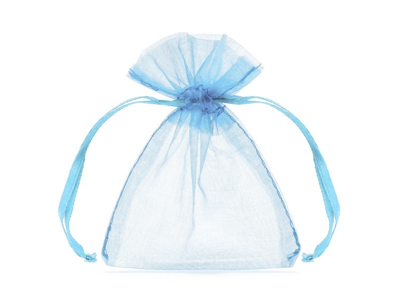 Sacchetto Organza Cm. 10 - Blister 20 Pz - Sky Blue