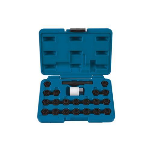 Set Di Chiavi Per Dadi Di Ruota Con Blocco Laser 22 Pezzi - Per Audi 6232