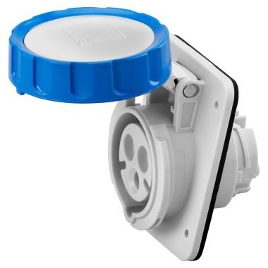 Presa Fissa Da Incasso 10° Hp Ip67 2P+T 32A 23 ( GEWISS cod. GW62238H )