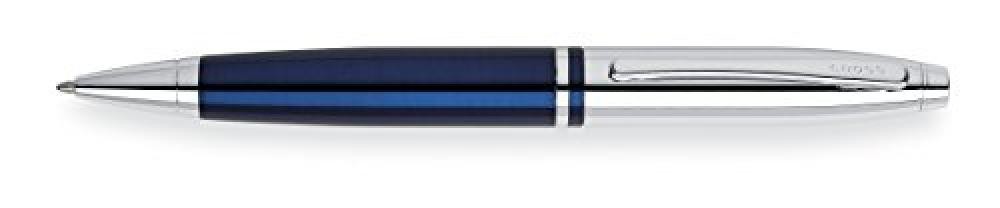 (TG. Ballpoint Pen) Calais Chrome/Blue Ballpoint Pen - NUOVO