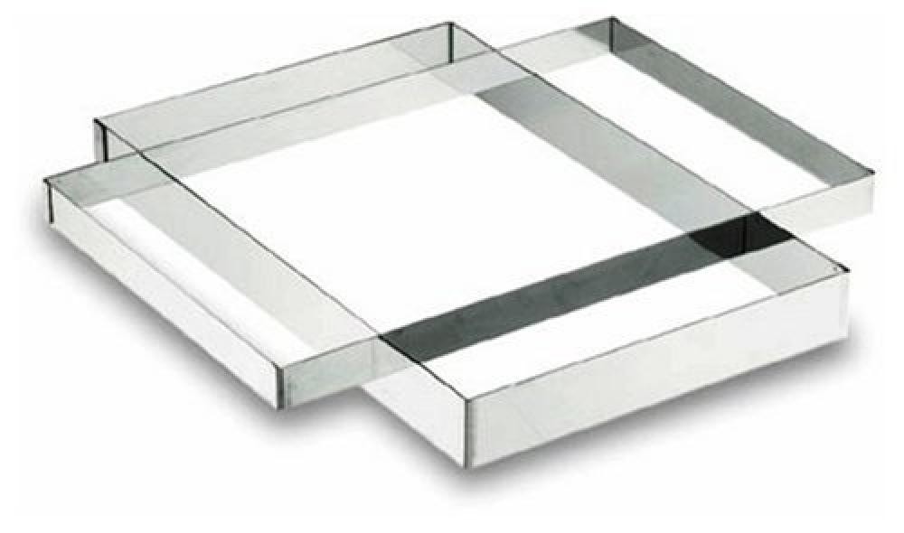 Lacor-68043-cornice Rettangolare 30X40X3 CMS. 18/10 - NUOVO
