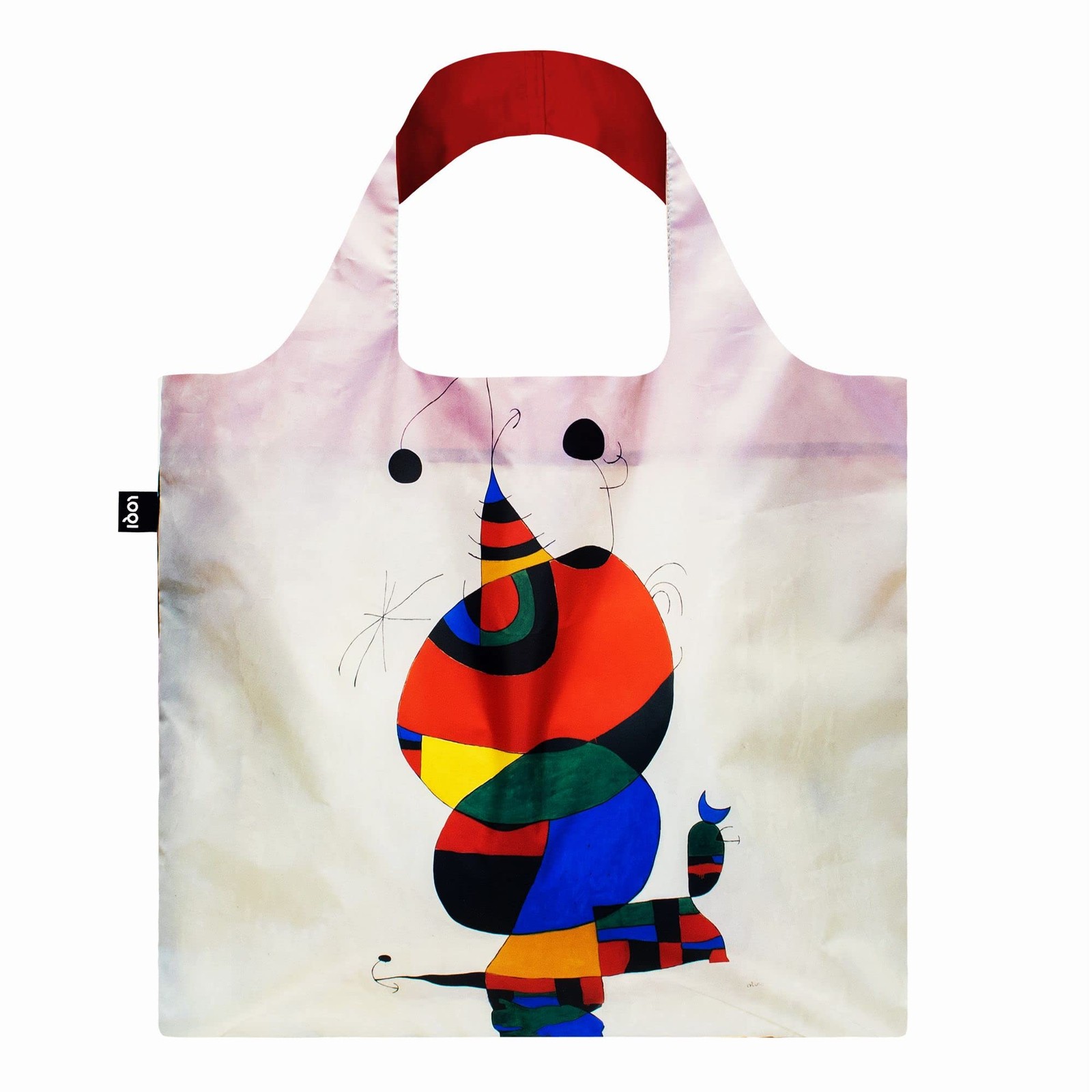 LOQI Museum JOAN MIRO Woman, Bird and Star Recycled Bag
