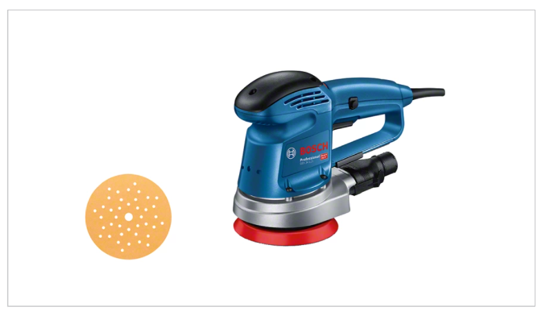 BOSCH LEVIGATRICE ROTOORBITALE GEX 34-125 PROFESSIONAL MICROFILTER Ø125mm 340W