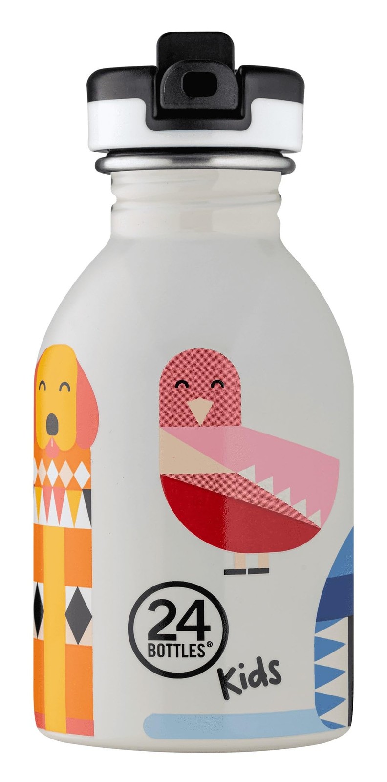 24Bottles Kids - Children's Water Bottle with Straw 250 ml, Thermos Flask Childr