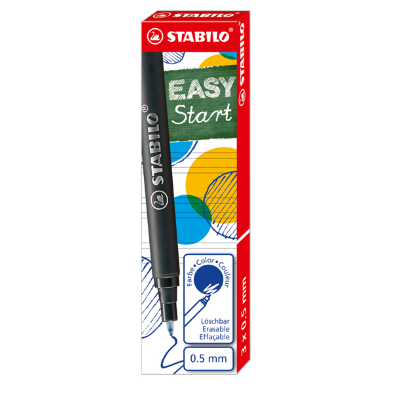 REFILL PER PENNA SFEROGRAFICA ERGONOMICA EASYORIGINAL - PUNTA MEDIA - BLU - STAB