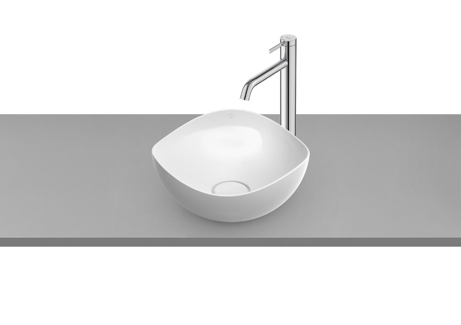 ROCA Lavabo Bagno da Appoggio Dimensioni 375 x 375 x 175 mm Bianco A327A15000