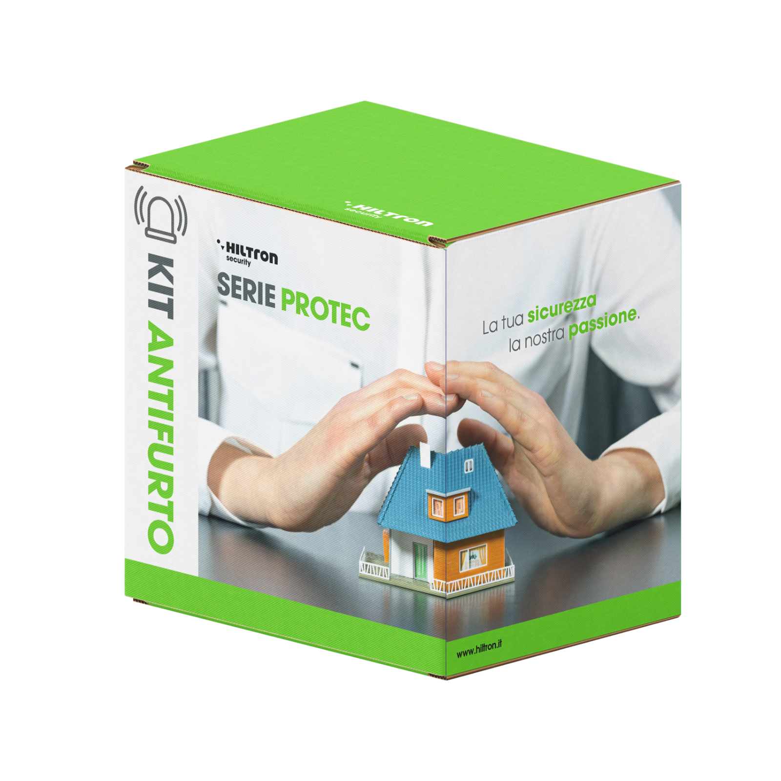 KIT HILTRON CON CENTRALE SERIE PROTEC4GSM E ACCESSORI