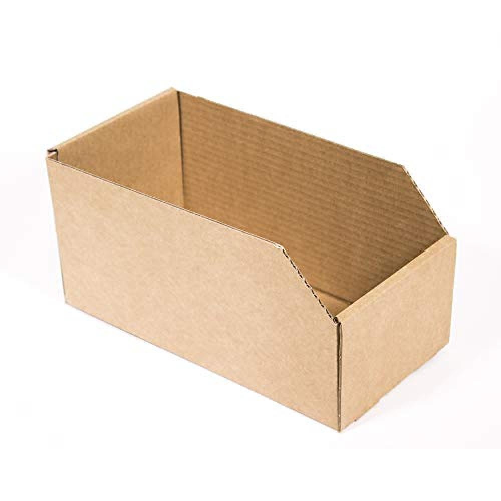 (TG. M - 30x15x15 cm) ONLY BOXES Confezione da 10 scatole di immagazzinaggio in