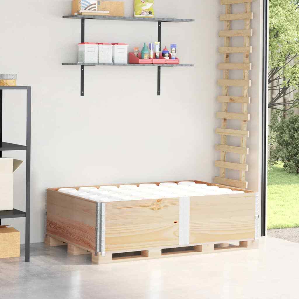 Paretali Per Pallet 2 Pz 150x100 Cm In Legno Massello Di Pino