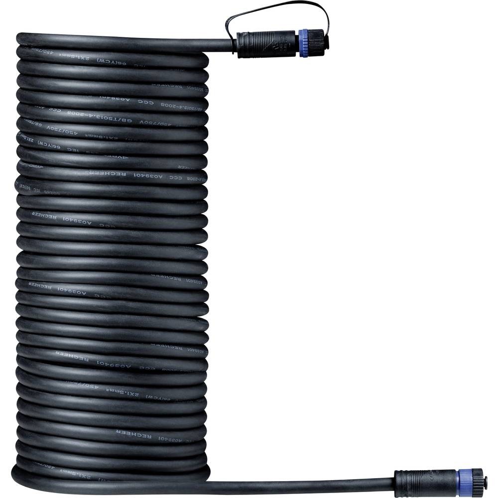 Paulmann 94277 Sistema d'illuminazione Plug&Shine Cavo di collegamento Nero