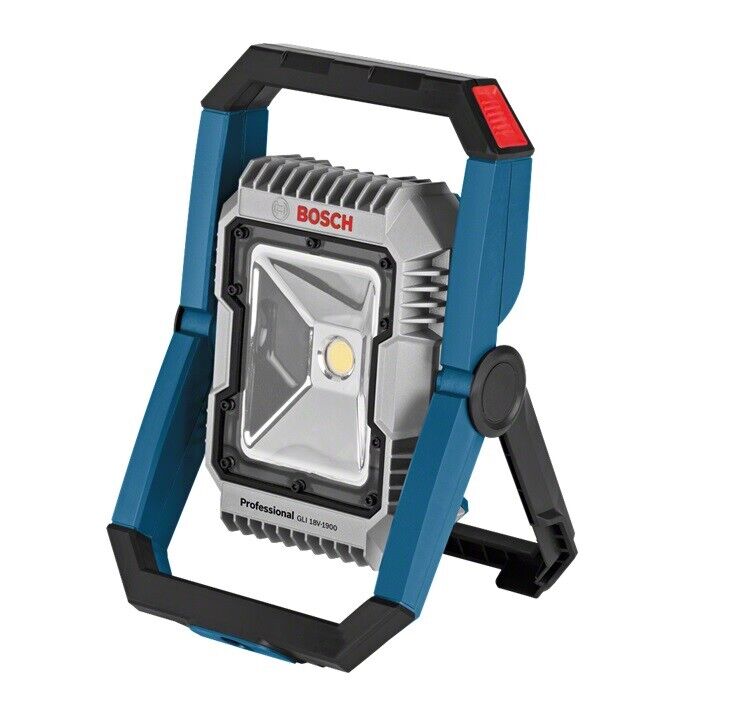 BOSCH GLI 18V-1900 LUCE FARO FARETTO A LED A BATTERIA 14.4 18 VOLT 1900 LUMEN
