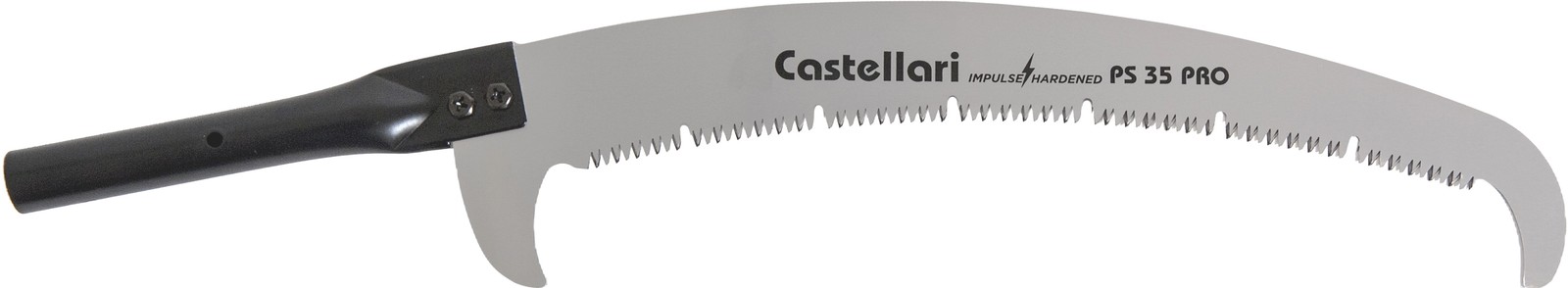 Castellari SEGACCIO CURVO DOPPIA LAMA E DENTE SCARICO PS 35 PRO cm. 35 - atta...