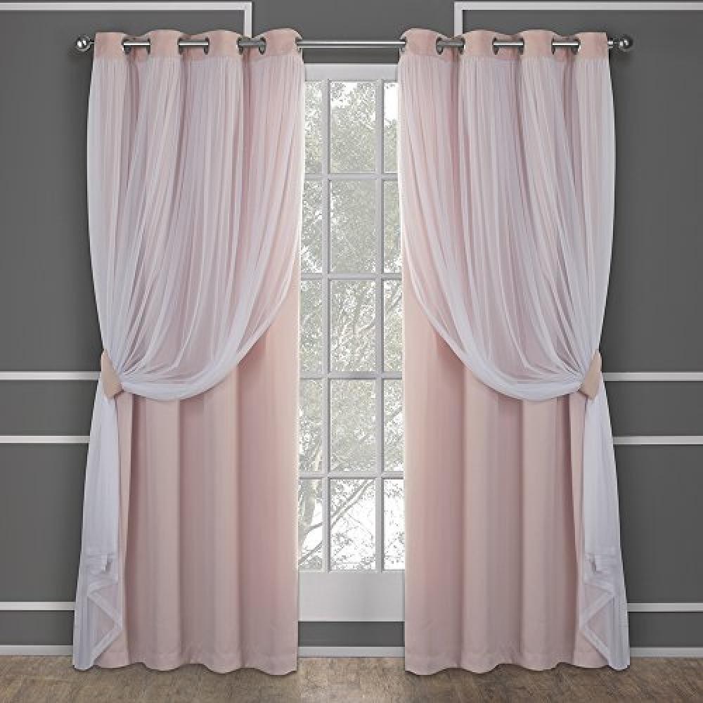 (TG. 52x96) Exclusive Home Curtains Catarina - Coppia di occhielli oscuranti in