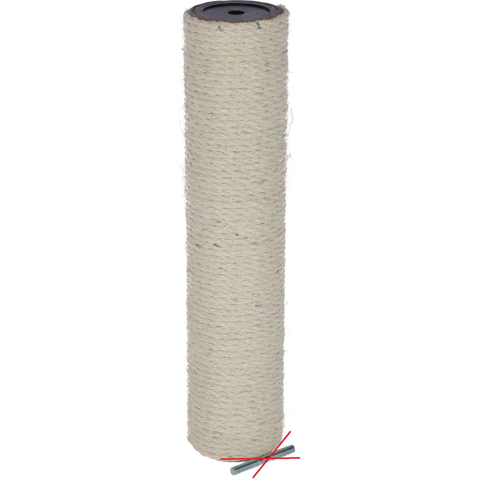Kerbl Kratzsäule 30cm, M8 Gewinde, Sisal, ideal für Katzenpflege