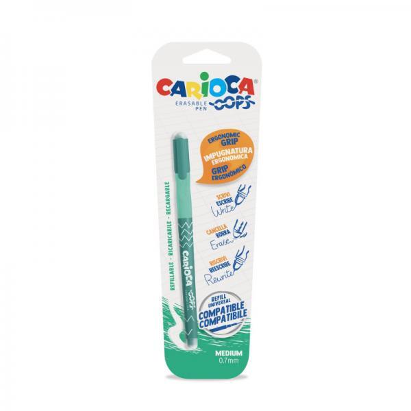 Oops Penna A Sfera Cancellabile Punta 0.7 Mm Inchiostro Verde 2054171