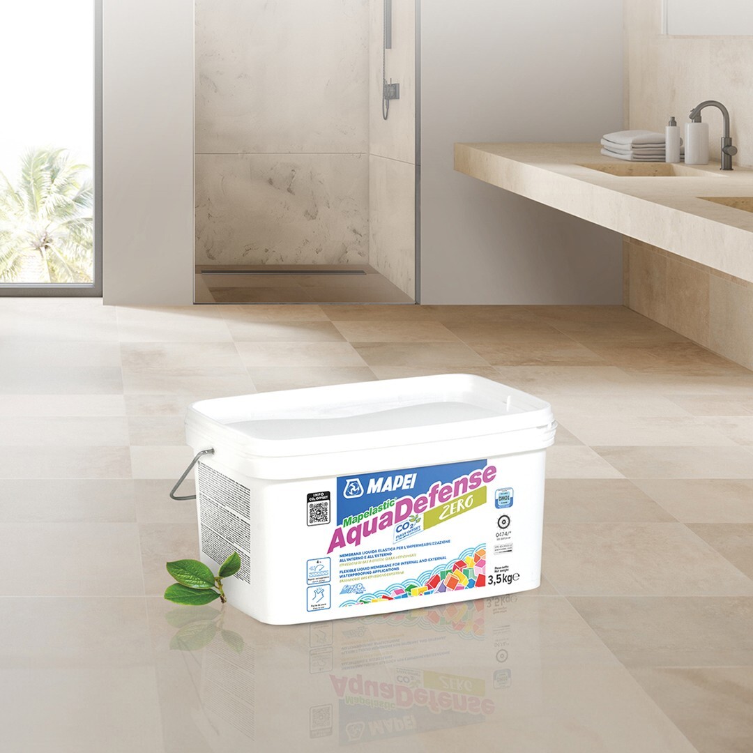 MAPEI AQUADEFENSEZERO 15 KG RIVESTIMENTO IMPERMEABILE PER INTERNI E ESTERNI