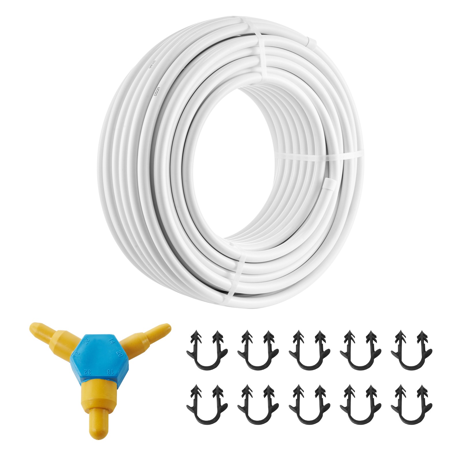 VEVOR Tubo PEX-AL-PEX Φ16mm Alluminio-Plastica Liquido Calda Fredda Rotolo 50m